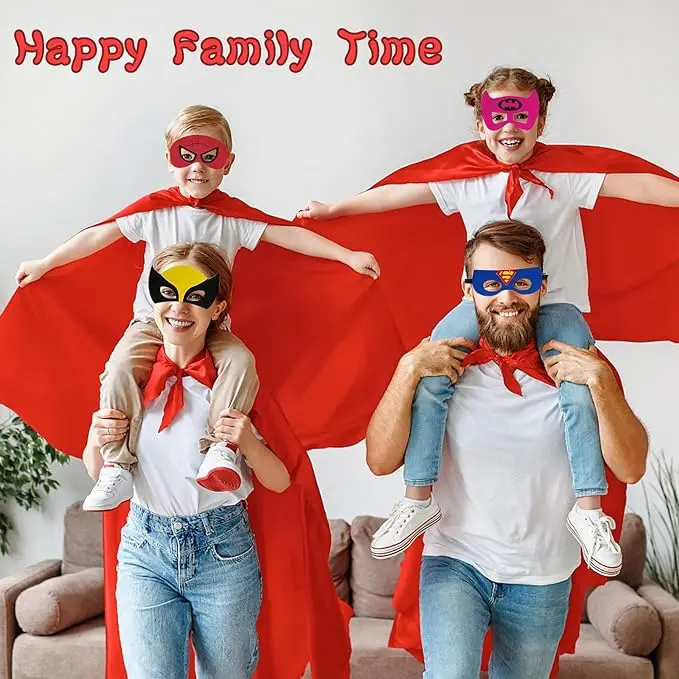 Kids Fancy Dress Face Masks-Boys Girls Superhero Felt  Eye Mask Party Movie character dress up accessories Comfortable Halloween 8