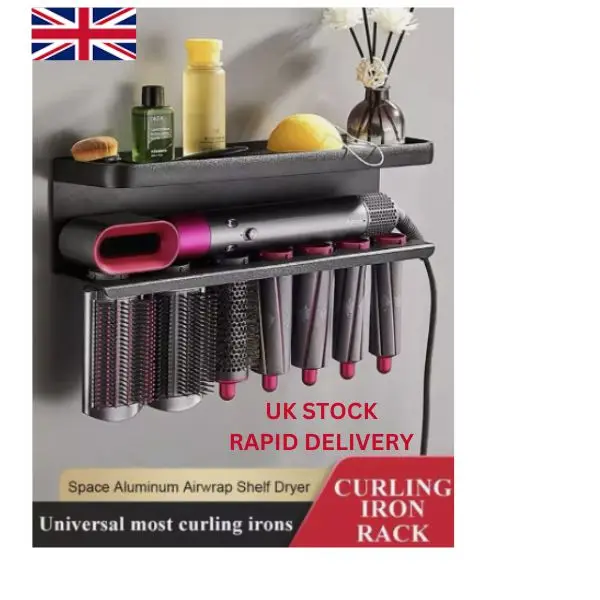 Hairdryer Holder Wall Mount Suitable For Dyson Airwrap Holder Storage Rack