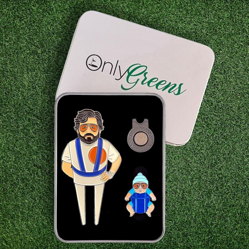 Divot/Pitch Repair Tool and Ball Marker Set - Alan & Baby Carlos 5