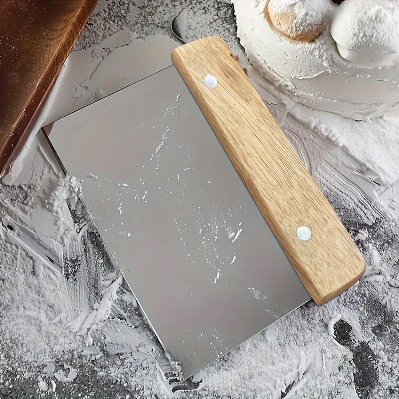 Product Introduction of [Multi-Tool Stainless Steel Kitchen] Versatile Stainless Steel Kitchen Tool - Dough Cutter, Vegetable Chopper & Scraper |     Food-Safe Baking Accessory for Home Chefs 2