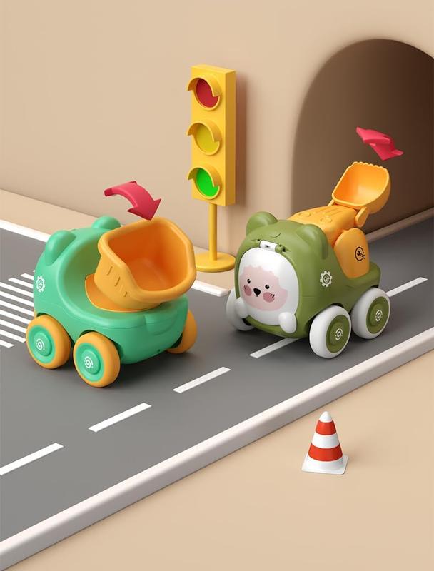 Sam's Truck Toys - Lion and Sheep Set, Safe and Engaging Baby Toys for 1 Year Old Boy and Up, Perfect Toddler Toys Gift for 2 Year Old Boys 4