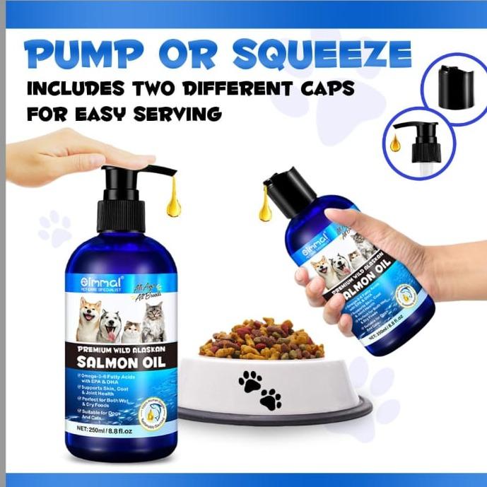 Premium wild Alaska salmon oil for dogs and cats 2