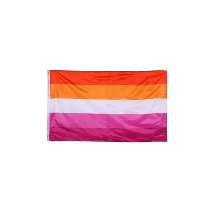 LGBTQ+ Lesbian Flag, 5ft x 3ft - Perfect for Hanging and Displaying 0