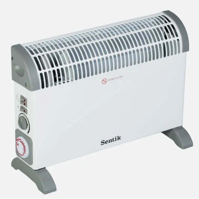 Modern 2000W Electric Convector Radiator Heater with Thermostat & Timer Convector Radiator Heater with Adjustable Thermostat, 3 Heat Settings,Classic fan