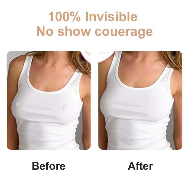 Reusable Nipple Covers - Breathable Lifting - Invisible Self-adhesive Breast Pasties - Comfort, Womenswear