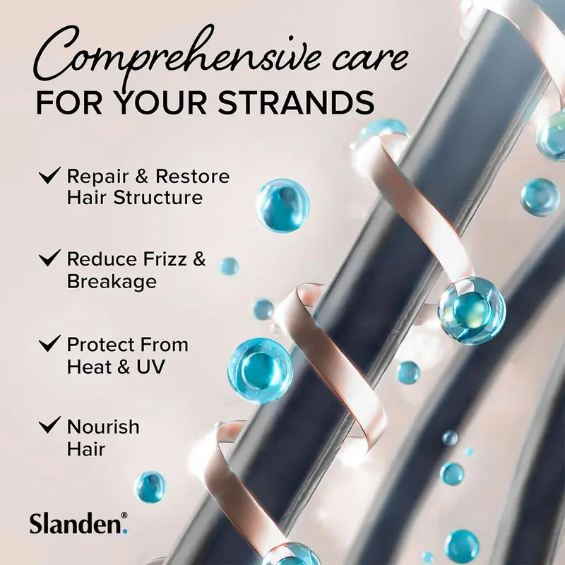 Slanden Radiant Repair Hair Oil Capsules,Intense Hydration And Frizz Control,Moroccan, Jojoba, Aloe Vera Oils & Vitamins For Strengthening, Repairing All Hair Types 50 Capsules 2