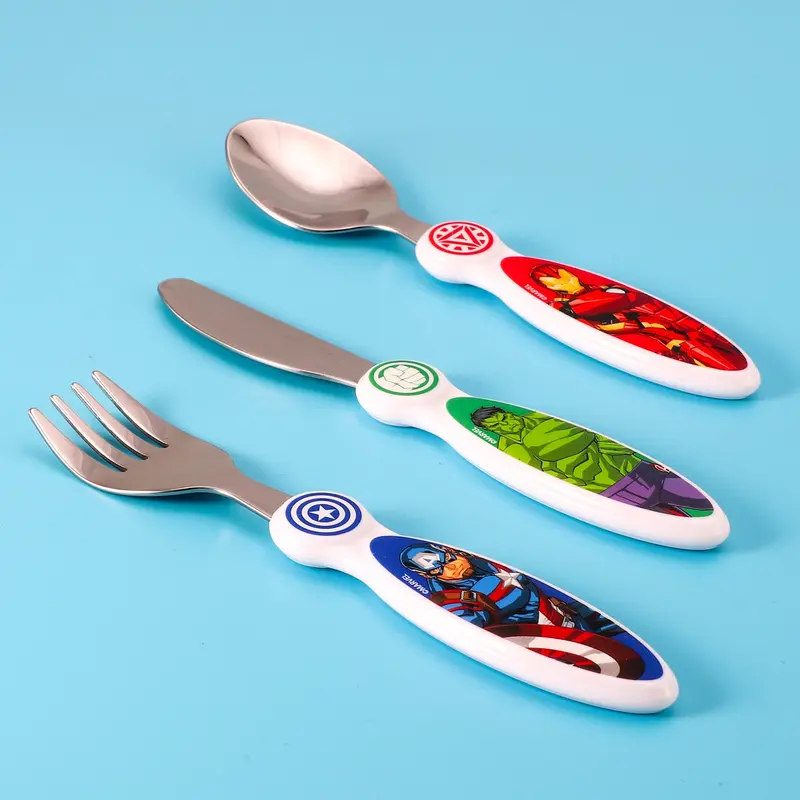 Avengers Children's Kids 3pcs Cutlery Set 2