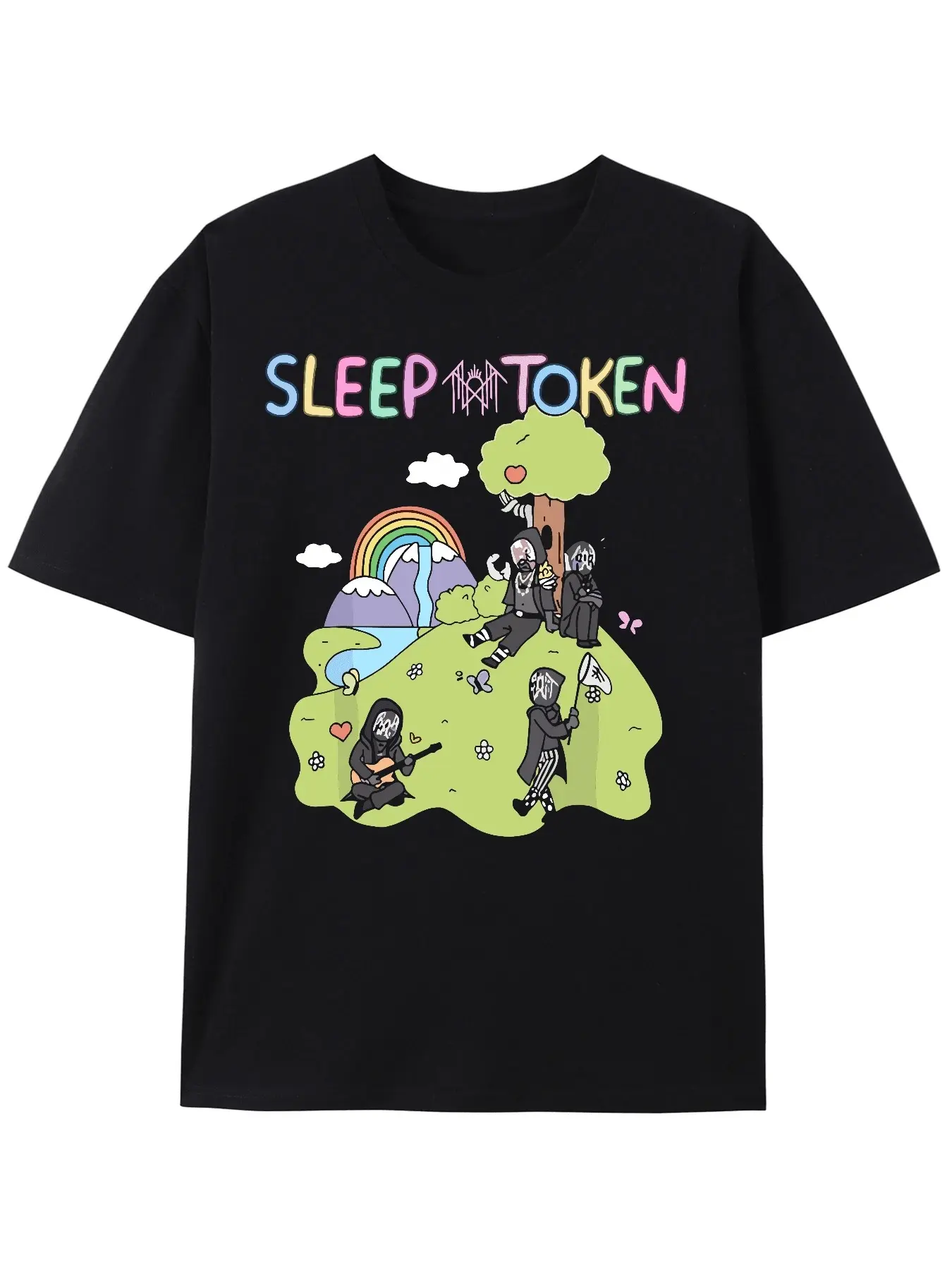 Sleep Token T-Shirt,  Vintage Rock Band Tour Top