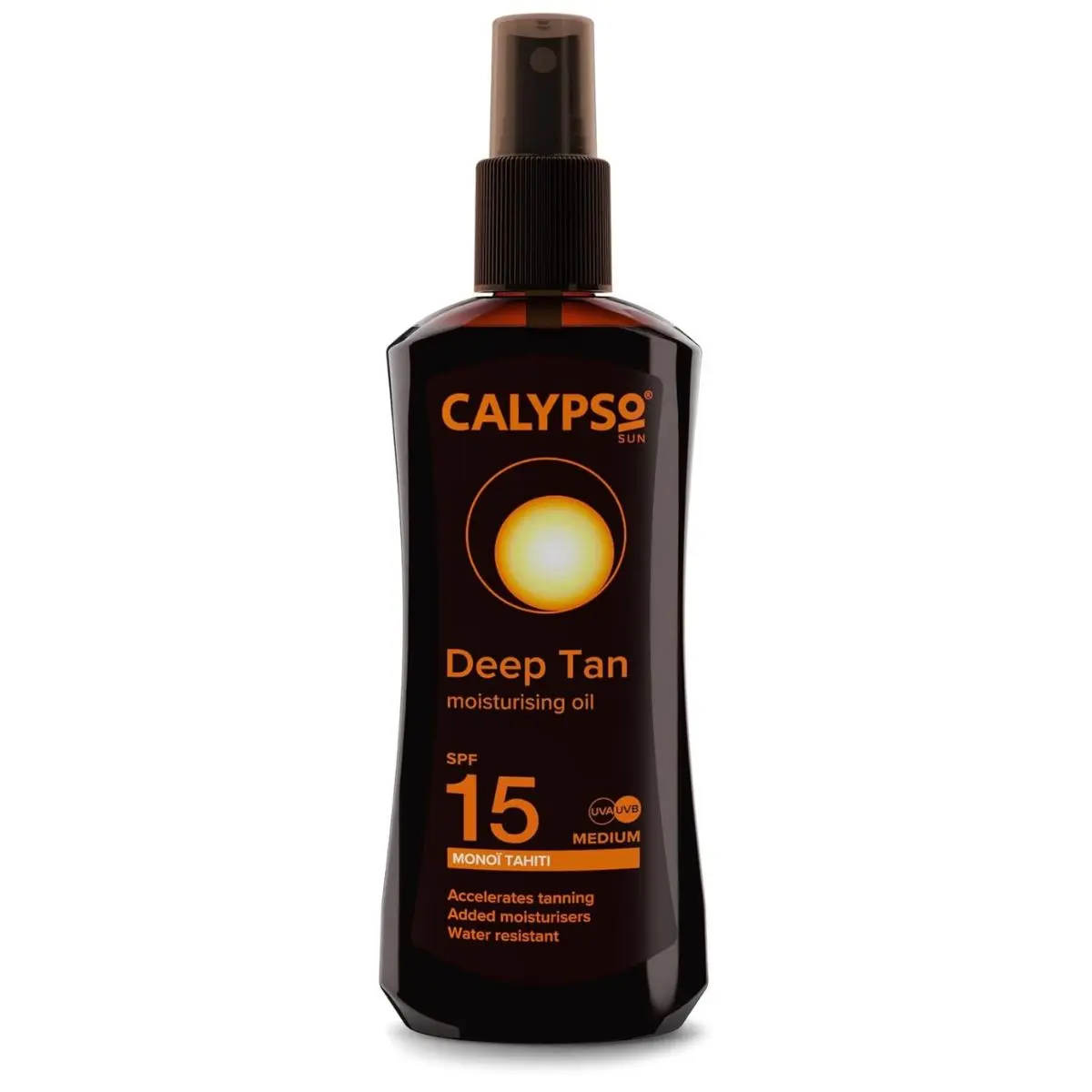 Calypso Monoi Tahiti Bronzing Tanning Oil SPF15 Body Care Lightweight Radiant Sunscreen Cosmetic Moisturizer Moisturizing Uv Moisture Hydrating Comfort