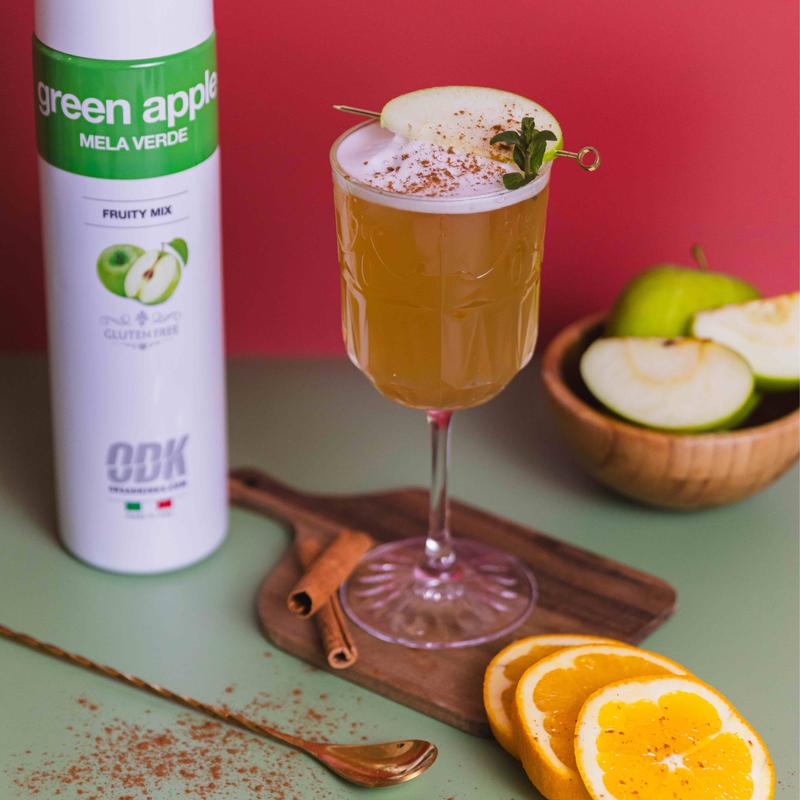 ODK Green Apple Puree - Fruity Mix for Drinks | 750ml Squeezy Bottle for Sweet, Fruity Beverages 1