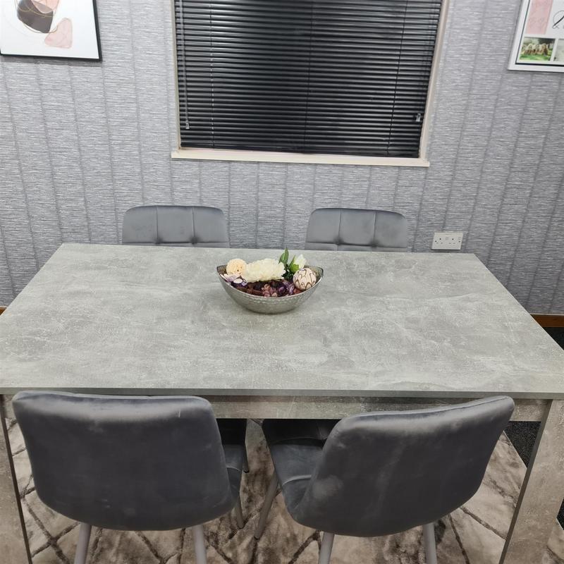 Dining Table Set with 4 Chairs Dining Room and Kitchen table set of 4 1