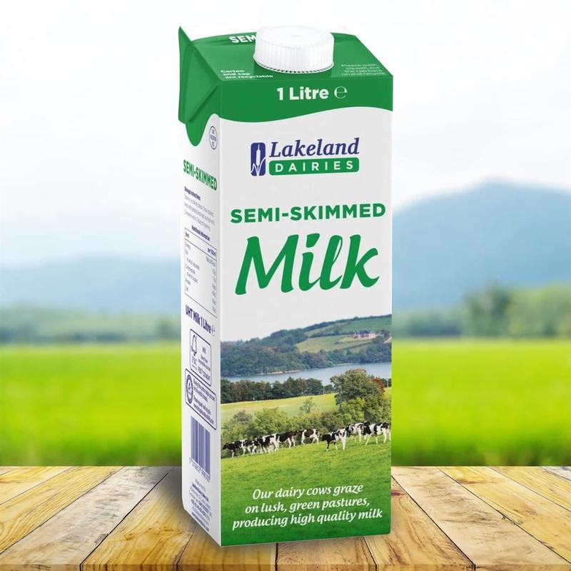 Lakeland Semi Skimmed Milk 6x1ltr 1