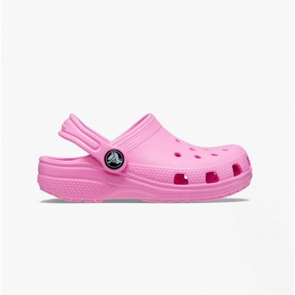 Crocs 206990-6SW TODDLER CLASSIC Girls Clogs Taffy Pink Casual 0