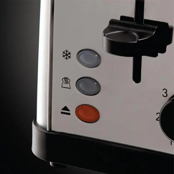 Russell Hobbs Futura 2 Slice Toaster with High lift Feature and Variable Browning control, Stainless Steel, Silver, 18780 3