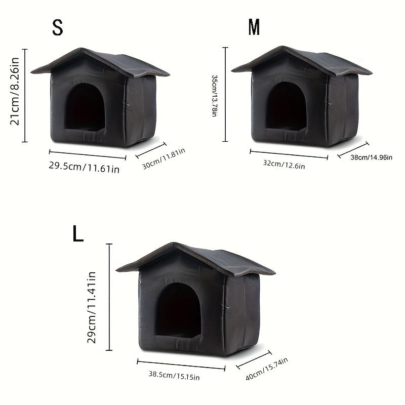 Product Introduction of 1pc Warm And Waterproof Dog House Outdoor Cat House Pet Winter Closed Rainproof Outdoor Dog Nest Tent For Cat And Small Dog 0