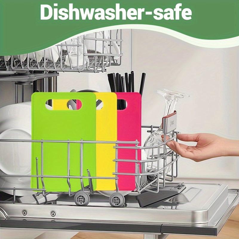 1pc Set Double-Sided Plastic Cutting Boards - BPA Free, Non-Slip Kitchen & Dining Essentials Chopping Knives 8