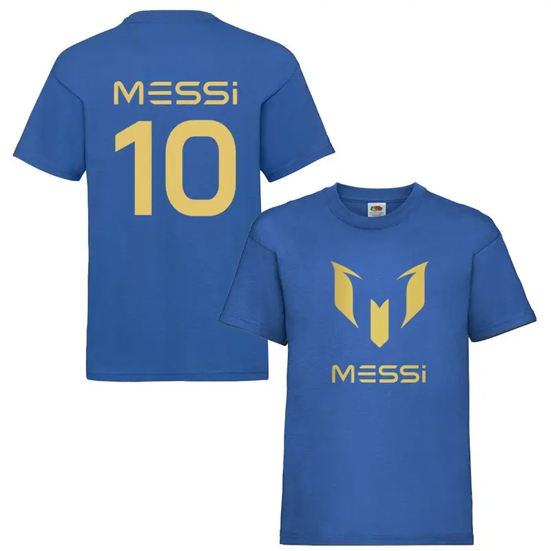 Lionel Messi Inspired Soccer T shirt footy merch Messi Merch Messi TEEs Boys Girls Gift Top Tee 3-13yrs Number 10 #10 2