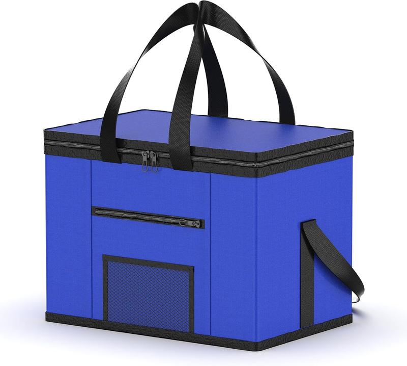 ZENO Cooler Bag | 28L Cool Bag Box | Thermal Food Delivery Bag | Large Insulated Picnic Lunch Bag | Cool Box | Grocery Shopping Bags | Cooling Bag for Camping BBQ Shopping Fishing Family Outdoor 8