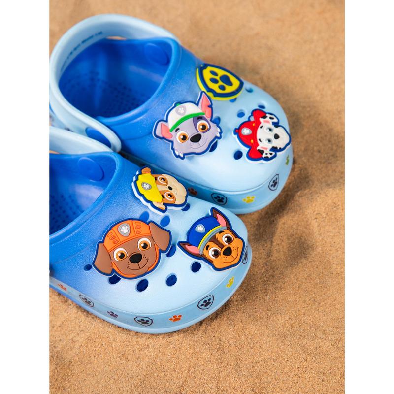Vanilla Underground x Paw Patrol Boys Blue Multi Badge Clogs 2