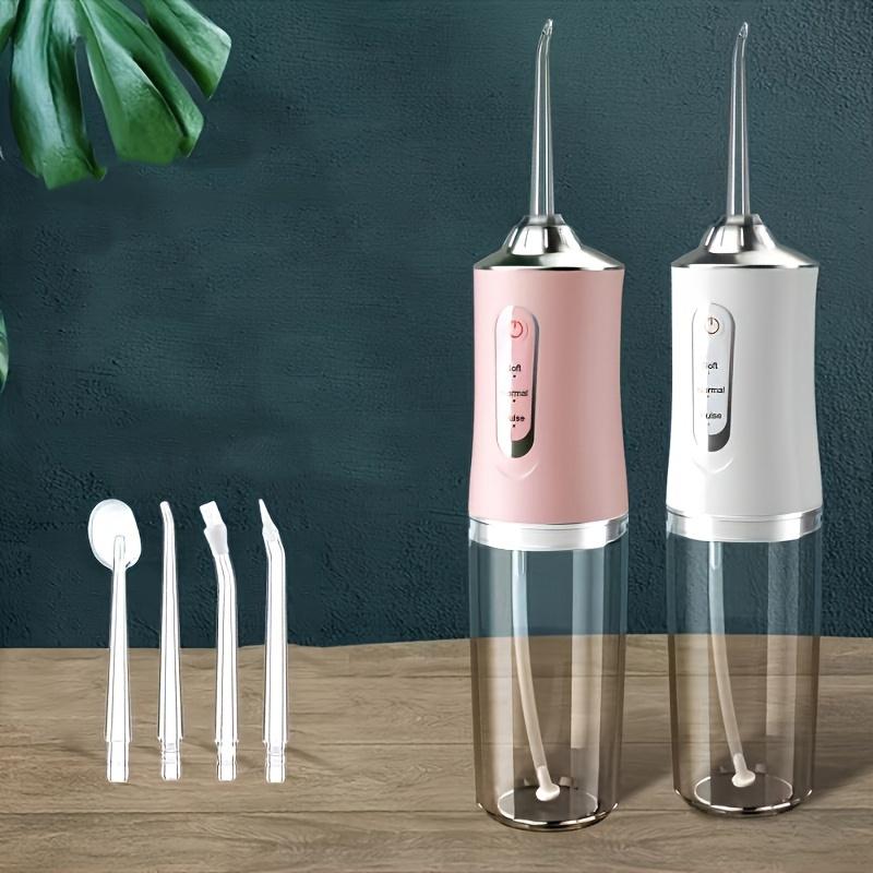 Rechargeable Electric Water Flosser with Intelligent Pressure Control - Fashion 360° Rotatable Nozzle Oral Irrigator for Deep Cleaning Teeth & Gums, 800mAh Lithium Battery, USB Charging, Great for Father's Day Gift 7