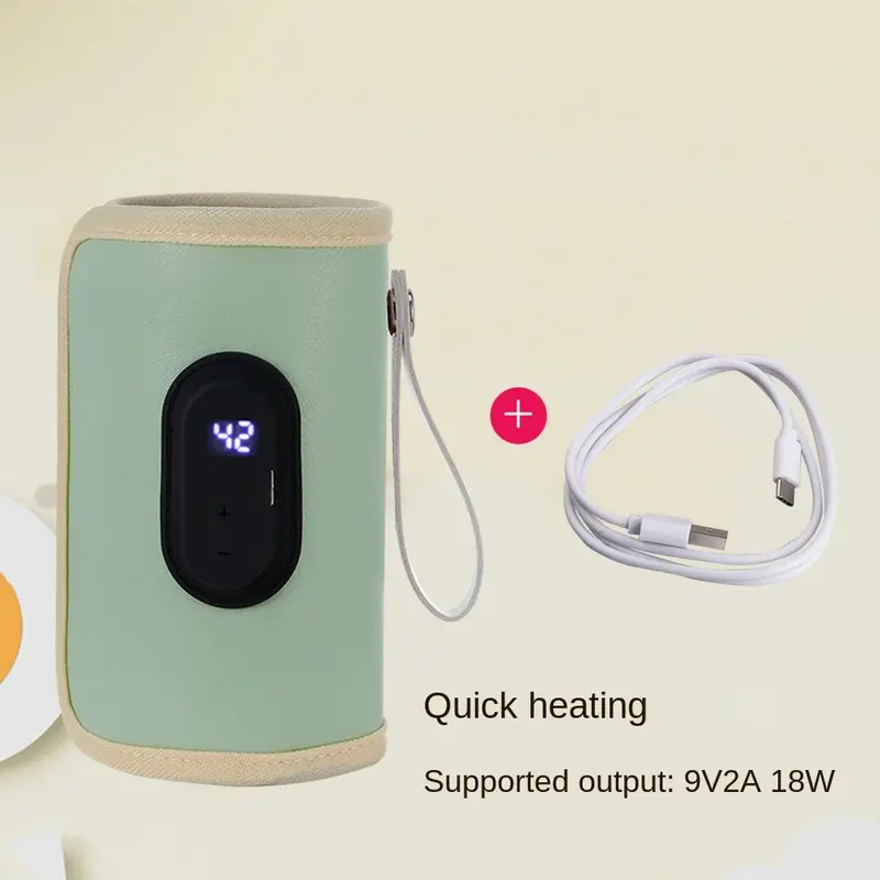 Baby Milk Warmer Baby Nursing Bottle Heater, Portable USB Bottle Warmer for Car, Outdoor Travel Accessories Outdoor Portable 2
