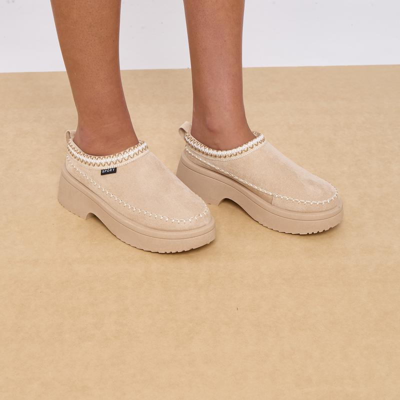 WOMENS SLIP ON WARM SLIPPERS FAUX FUR LINED LADIES in OUT DOOR SLIPPERS SHOES BOOTS Girl Footwear 7