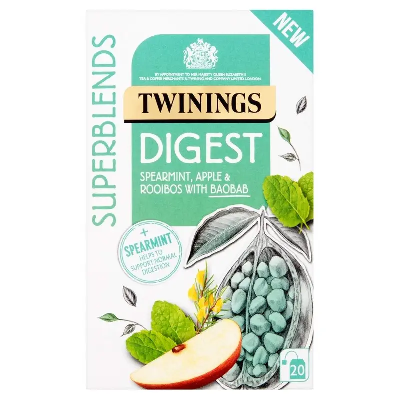 Twinings Superblends Digest Spearmint Tea Bag 1x20 Bags 0
