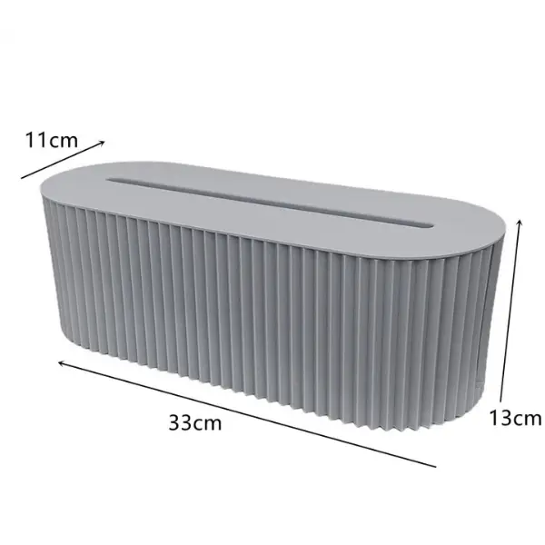 Plug Board Storage Box Cable Wire Organizer Case With Lid Socket Wireless WiFi Router Bracelet Desktop Space Saving Holder Shelf 2