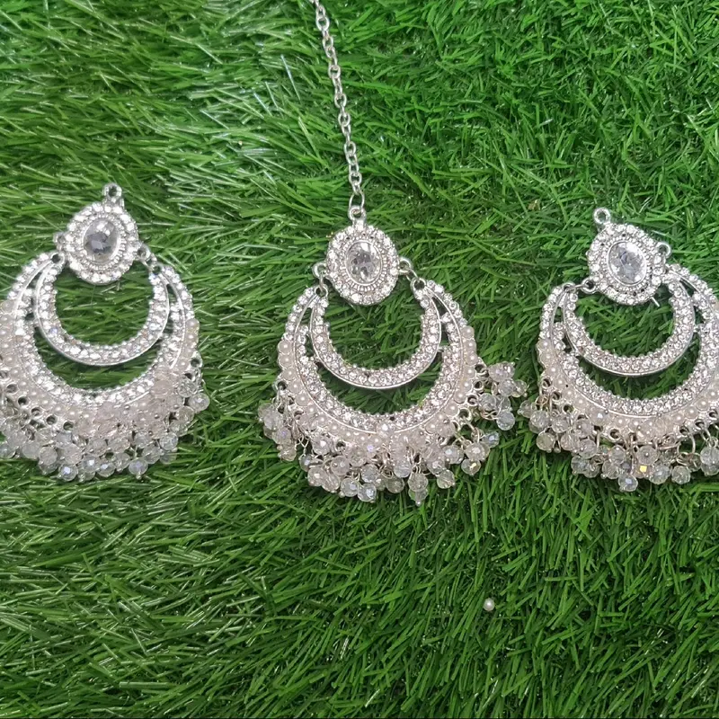 tika Earing set with pearl 7