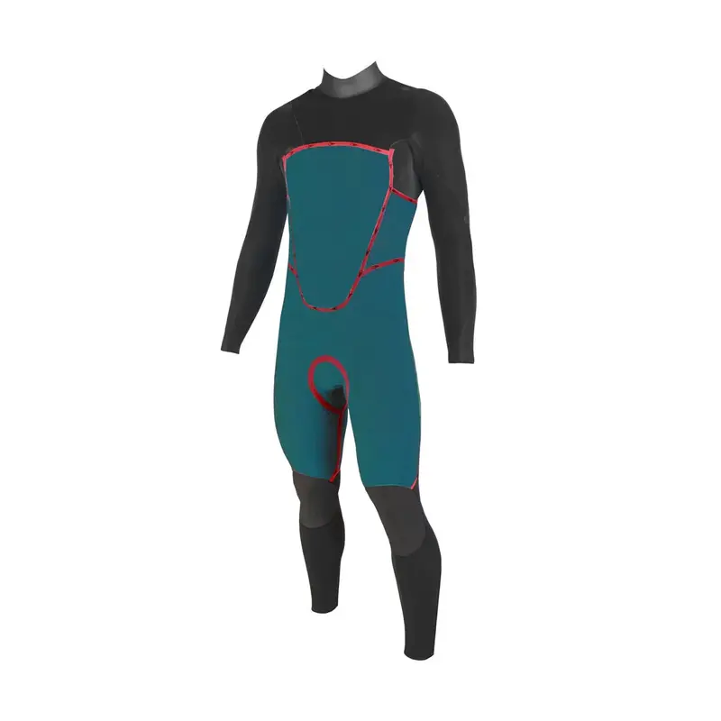 Sooruz FIGHTER 5/4/3 Fullsuit Chest Zip Wetsuit (Navy) 4