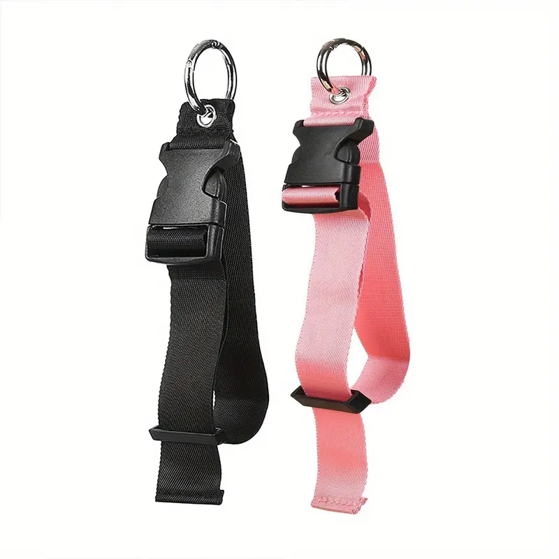 1PC Multi-Functional Luggage Strap with Secure Buckle Closure, Adjustable Anti-Theft Travel Packing Accessory, Durable Nylon with Keychain, Wet Wipe Clean, Compatible with All Sized Suitcases and Backpacks 2