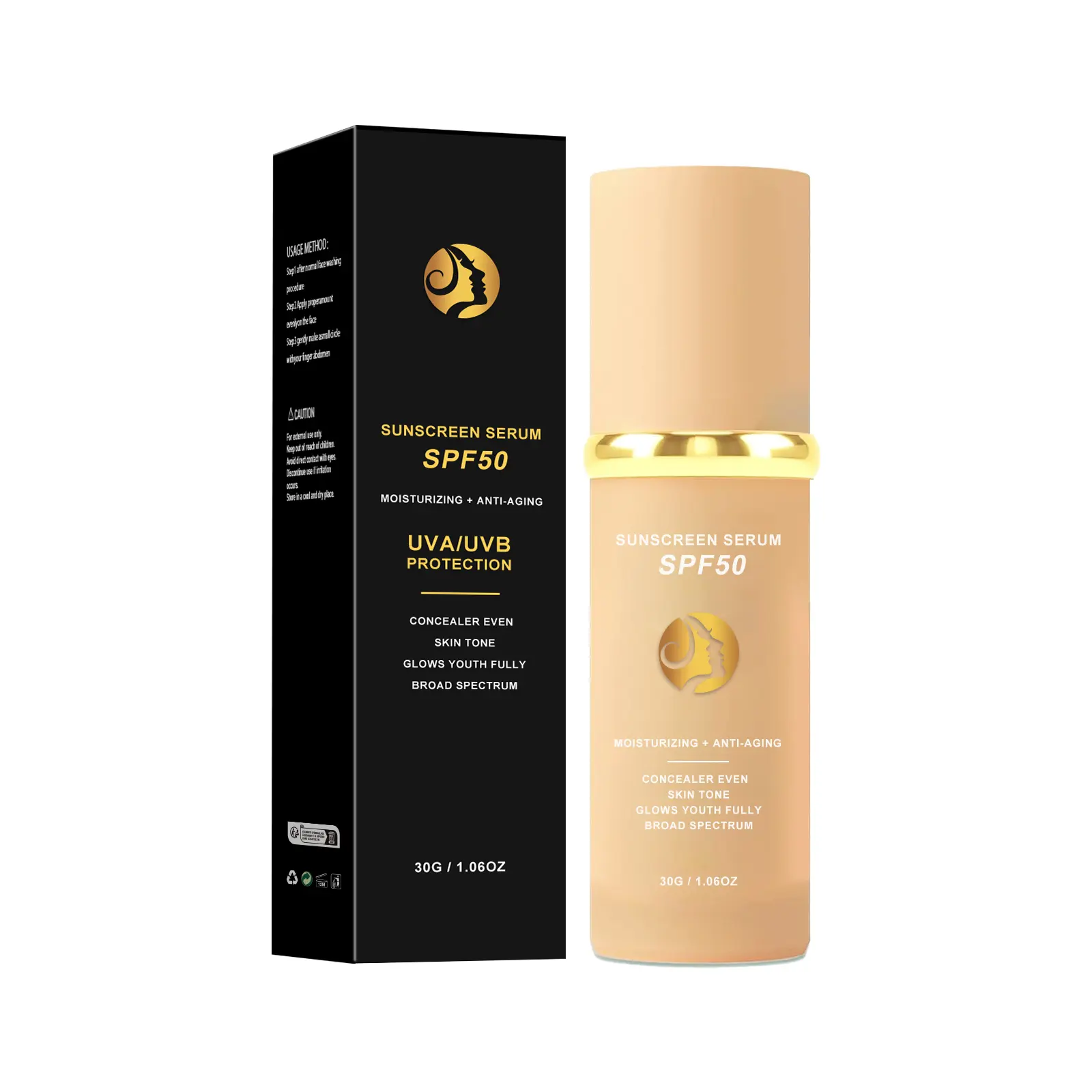 4 in 1 Moisturizing Full Coverage Liquid Foundation TrueMatch Color Changing Foundation with Sunscreen Light and Medium Spectrum Makeup Primer for All Skin Types