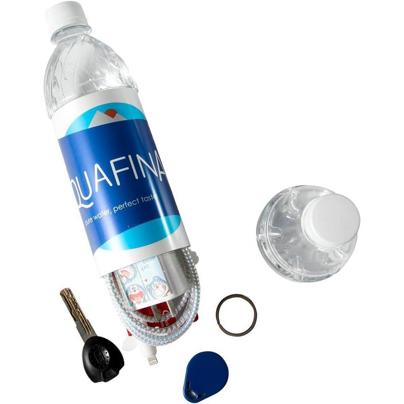 Water Bottle with Compartment - Safe Stash Can, Secret Money Bottle,Spiral Insert Leak Smell Proof Stash Money Bottle for Festivals, Camping, Hiking, Business Trip, and Traveling 1
