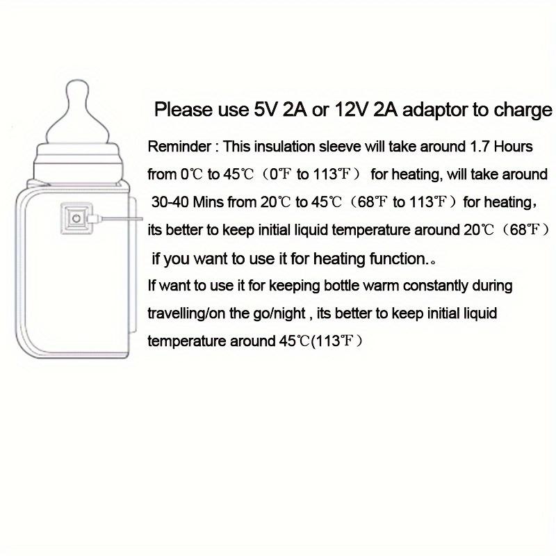 Product Introduction of HOTMIR USB Charger Milk Bottle Warmer, Portable Insulated Bag for Travel & Camping, Electric Formula Feeding Heater for Newborns, No Battery Required, ≤36V Operating Voltage 1