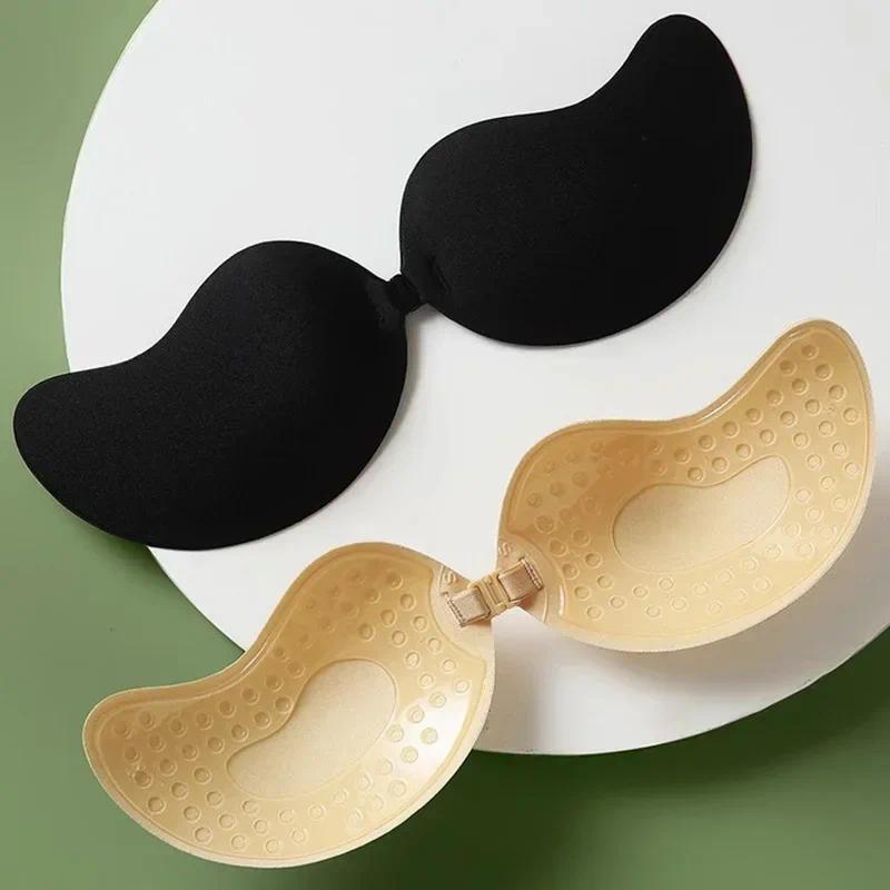 Product Introduction of Invisible Strapless Adhesive Stick Bra Strapless Push Up Bras Women Lingerie Seamless Silicone Nipple Covers Bralette Underwear 7