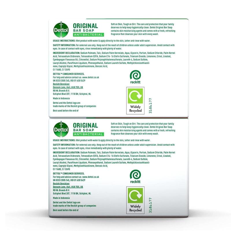 Anti-Bacterial Original Soap Pack - Family Pack (2 x 100g)- Body Wash, Body Care Antibacterial Daily  Comfort Cleanser Skin Care Cleansing Sensitive Moisturizer 5
