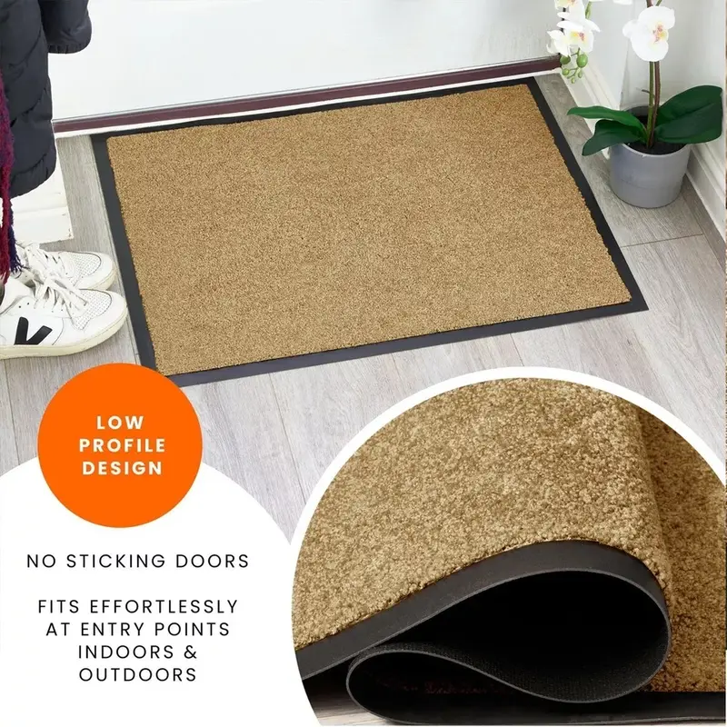 Non-Slip Rubber Backed Door Mat Entryway entryway room luxury modern  cheap runner rugs quality kitchen  room affordable bedroom softrugs vintage rug beautiful center rug floor thick rug  runner lounge antislip wool traditional washable mats viral  rugs 6