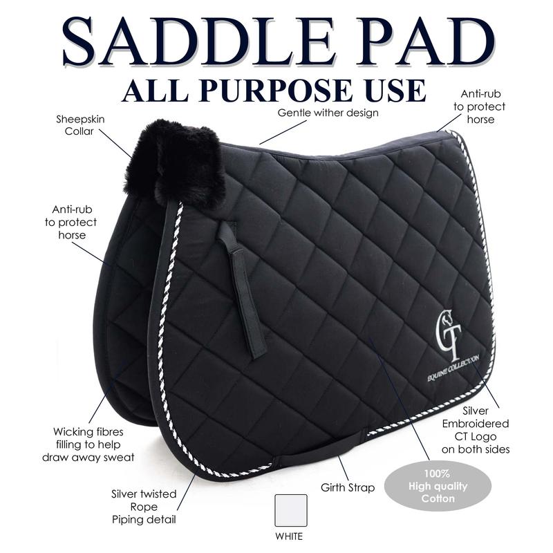 Saddle Pad - General Purpose - Black 6