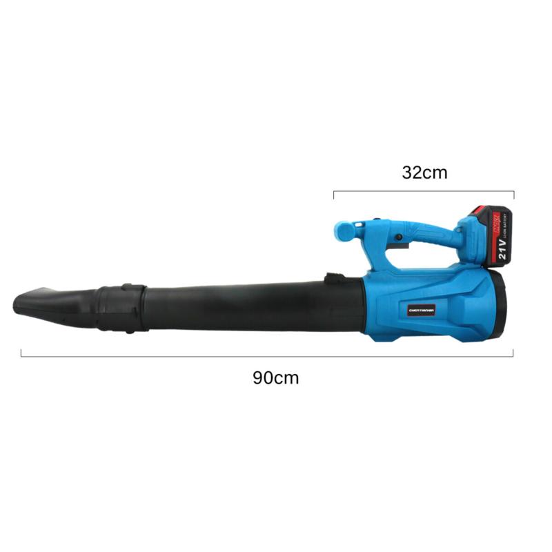 Cordless Leaf Blower Garden Vacuum Leaf Blower Shredder with 2 Battery & Charger 8