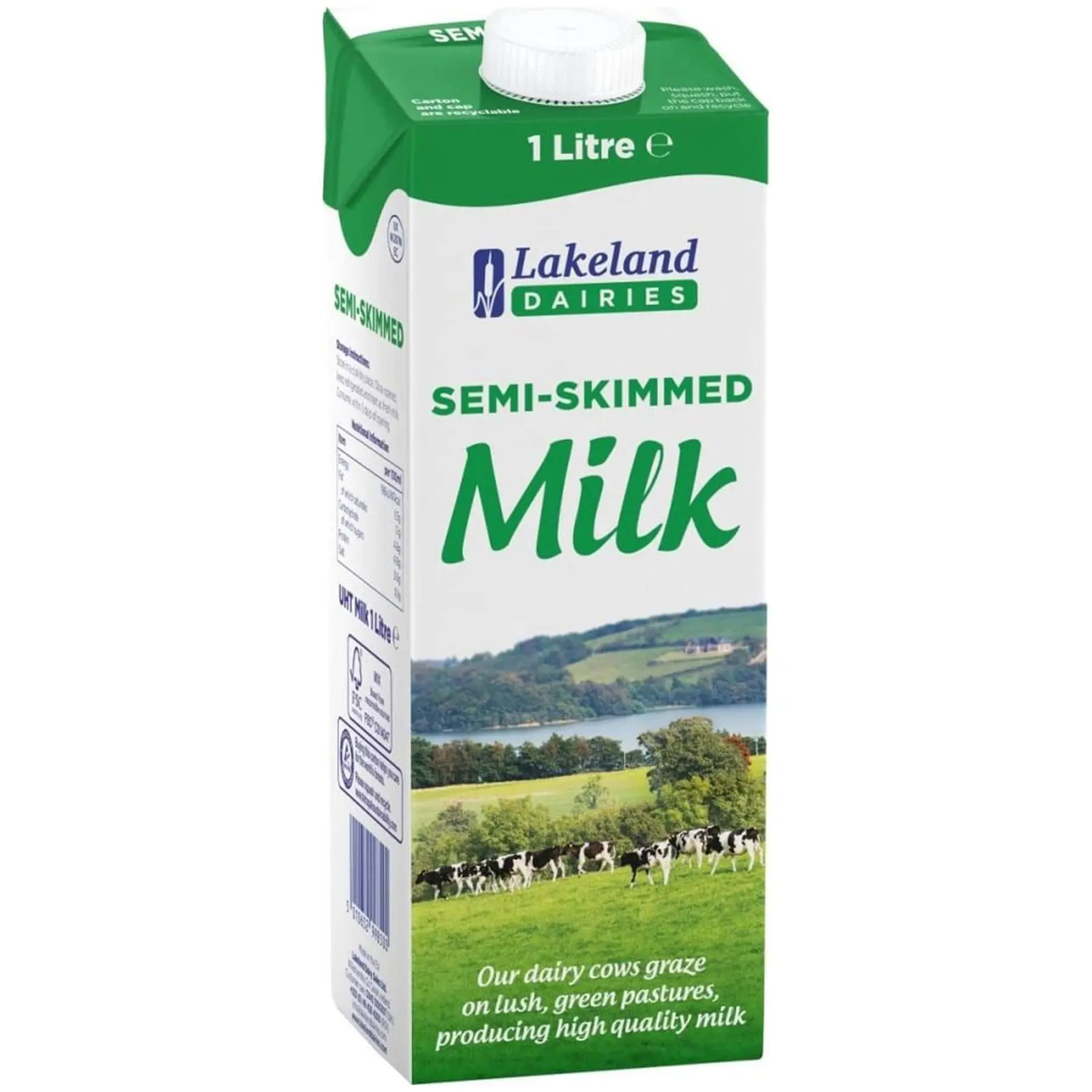 Lakeland Semi Skimmed Milk 6x1ltr