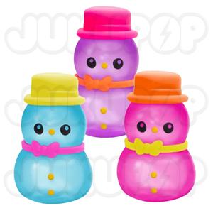 Needoh Groovy the Glowman Snowman - Glows in the Dark - Squishy Sensory Fidget Toy