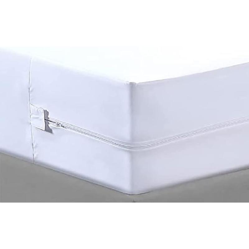 Zipped Mattress Protector Encasement Anti Bed Bug Mattress Cover All Sizes Breathable Washable 4