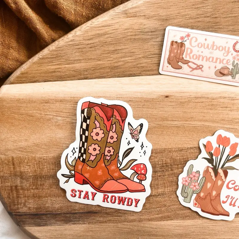 The Next Chapter cowboy sticker bundle for all the bookish cowboy lovers 2