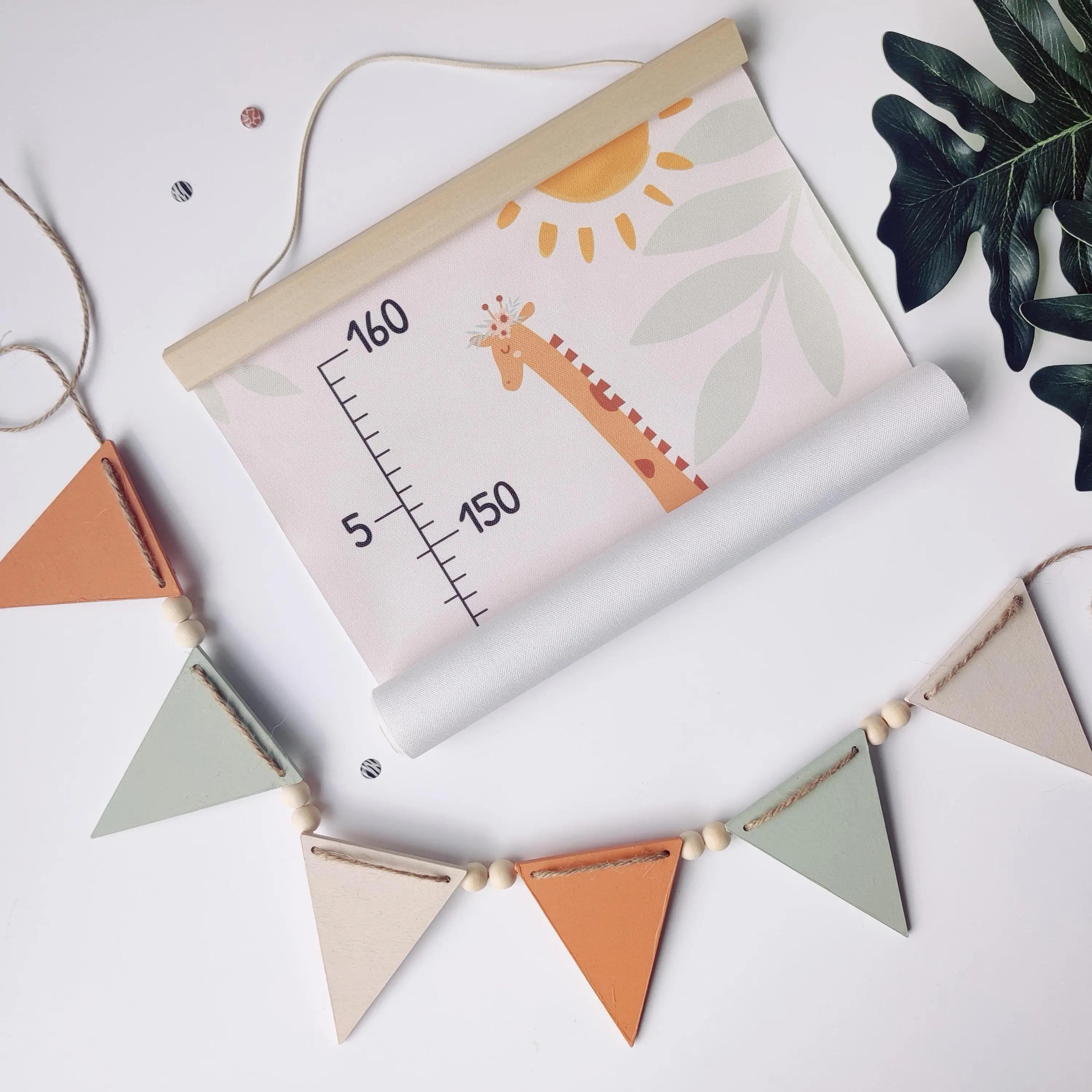 Safari Themed Height Chart and Bunting Bundle