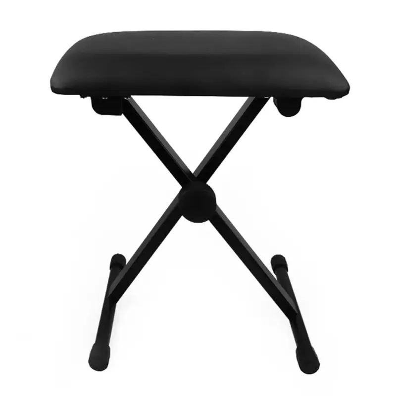 STOOL CHAIR BENCH BLACK PADDED SEAT CUSHION ADJUSTABLE HEIGHT] 5