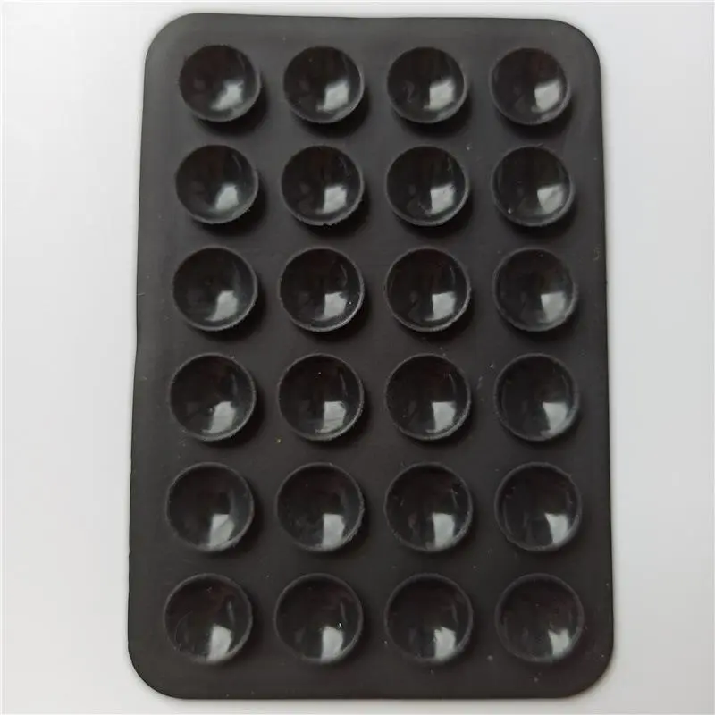 square silicone suction cup mobile phone tablet mobile power supply leather case with adhesive suction cup 6