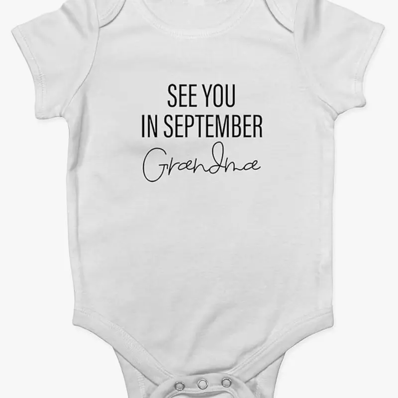 Soft and Personalised Baby Vest with Round Neckline and Snap Closure for Easy Changing - Baby & Maternity - Baby Clothing & Shoes - Bodysuits & One-pieces 3