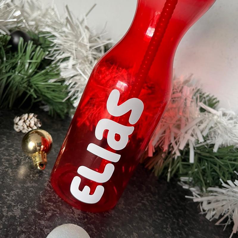 Personalised Elf Head Drinking Bottle 6