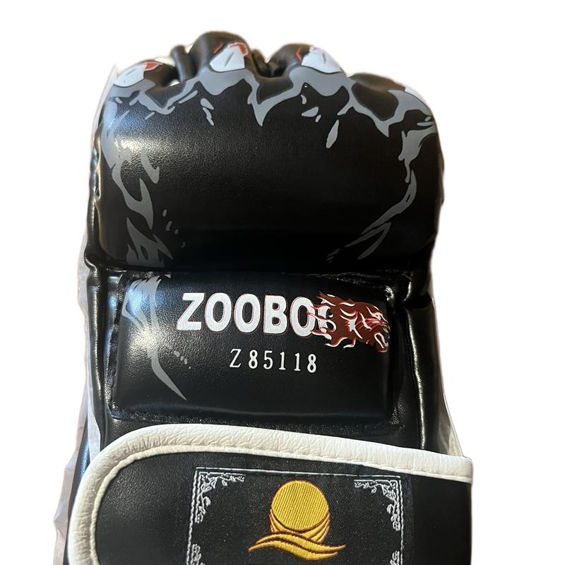 Zooboo MMA Training Boxing Gloves for Men and Women in black 1