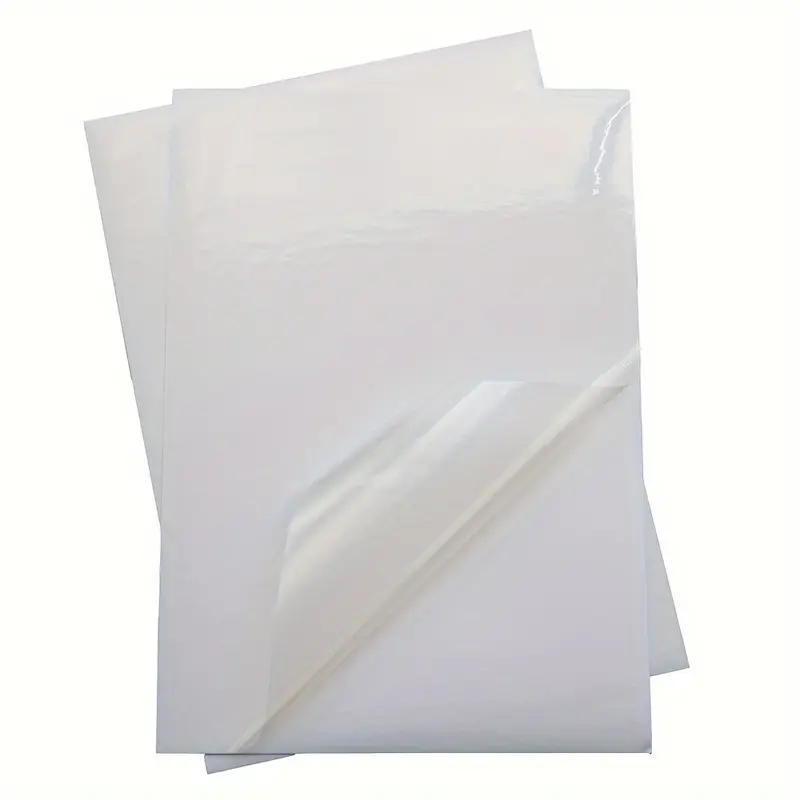 10pcs A4 Sticker Printer Paper Inkjet Printer Label Sheet Water Resistant No Smudge 2